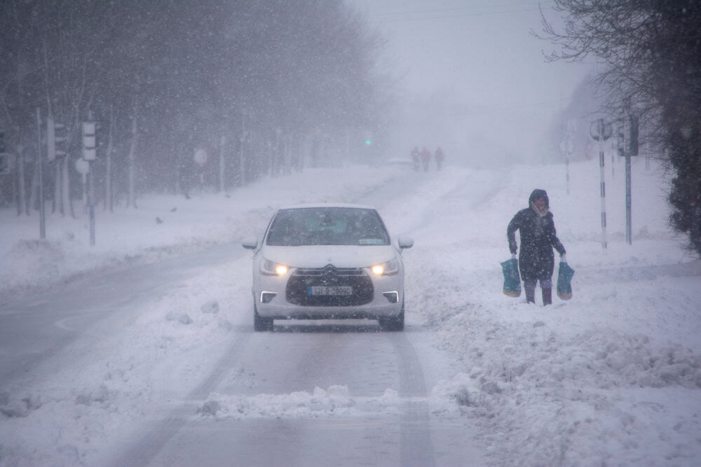 Allerta meteo in Irlanda: neve e ghiaccio in arrivo