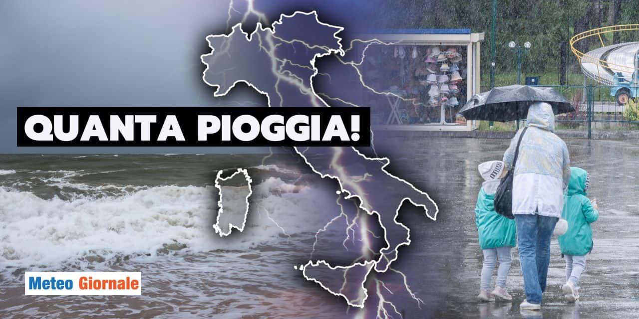 tanta pioggia prossimi giorni meteo 2911