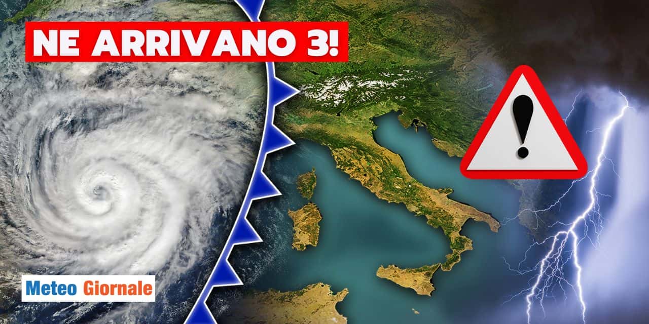 tre cicloni in arrivo meteo 2711