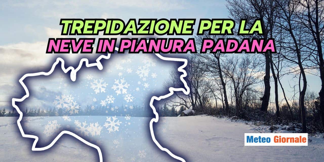 trepidazione per la neve