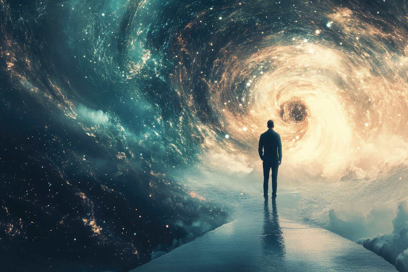 Espansione cosmica: l’universo specchio che regredisce nel tempo è una spiegazione più semplice?