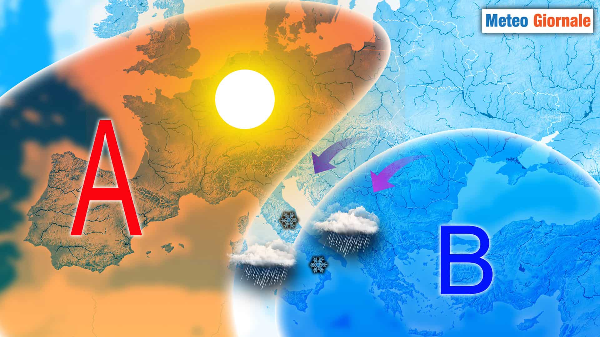 Meteo: Settimana, ancora Venti Freddi e Neve in basso