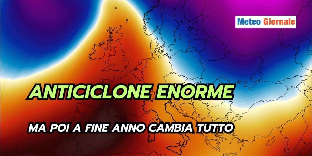 Anticiclone MANGIA INVERNO: la quiete meteo prima del GELO