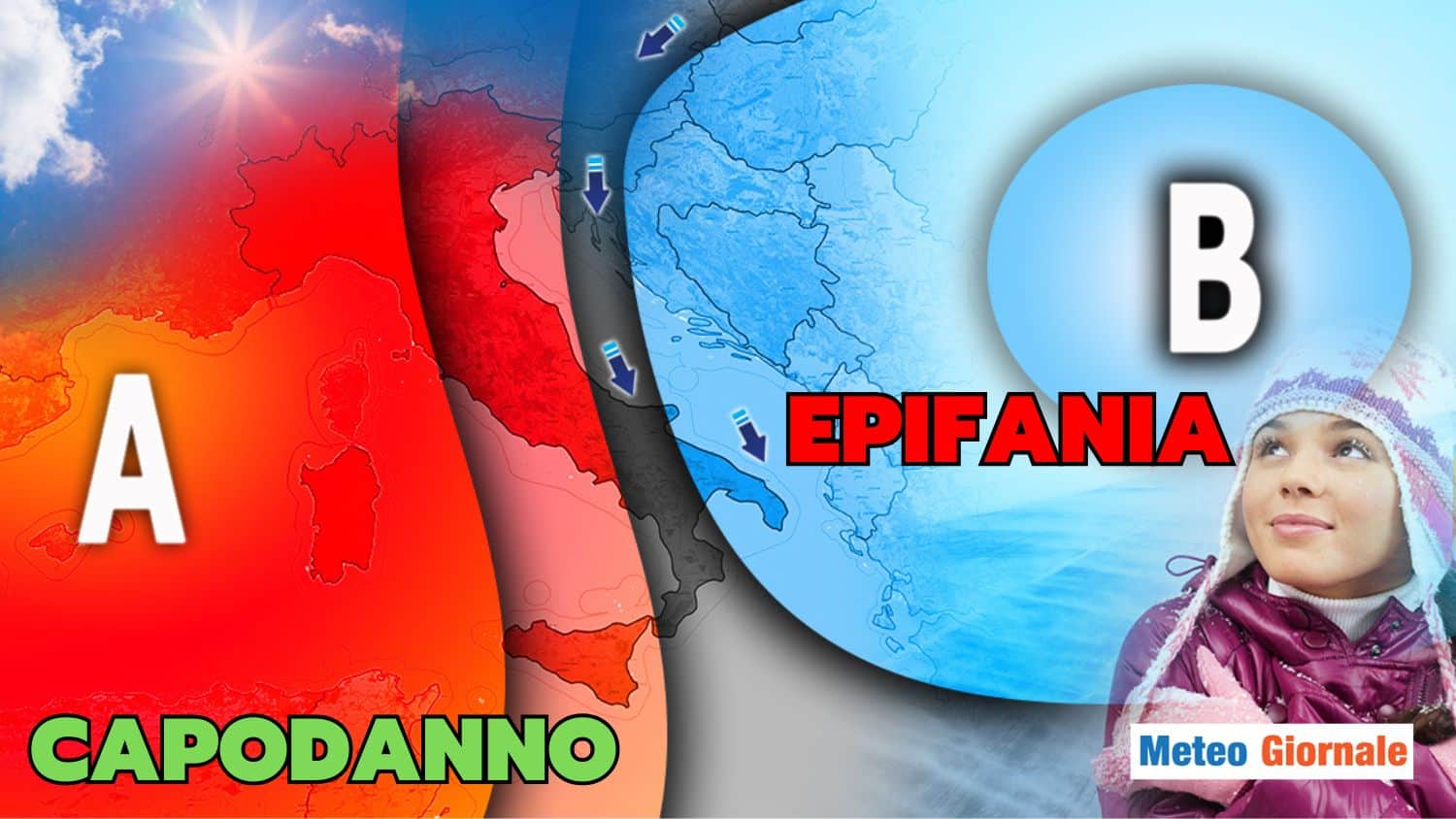 Meteo Gennaio: dal sole di Capodanno al Gelo dell’Epifania