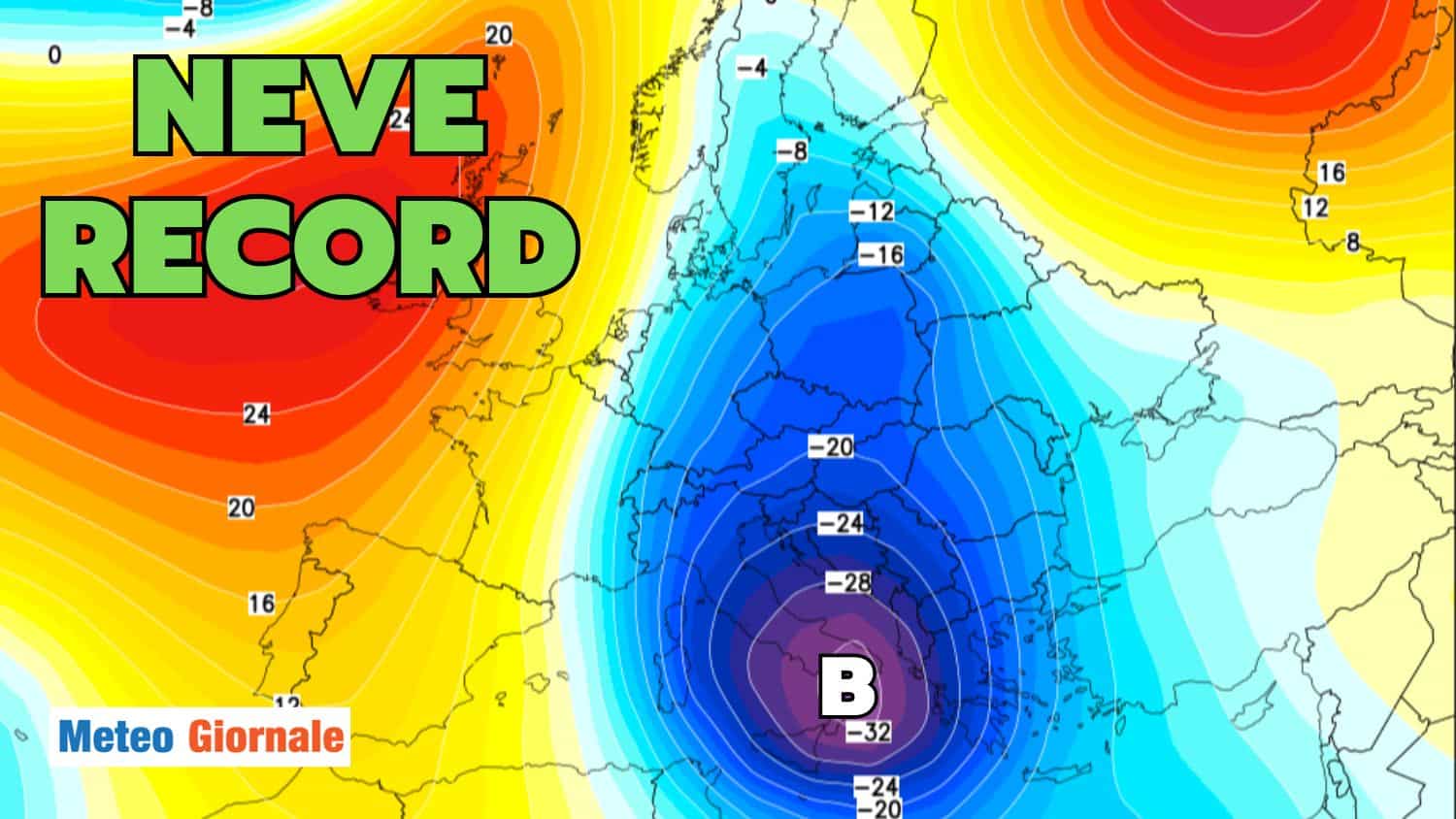 Meteo, Vacanze di Natale stravolte: Neve Record su queste zone