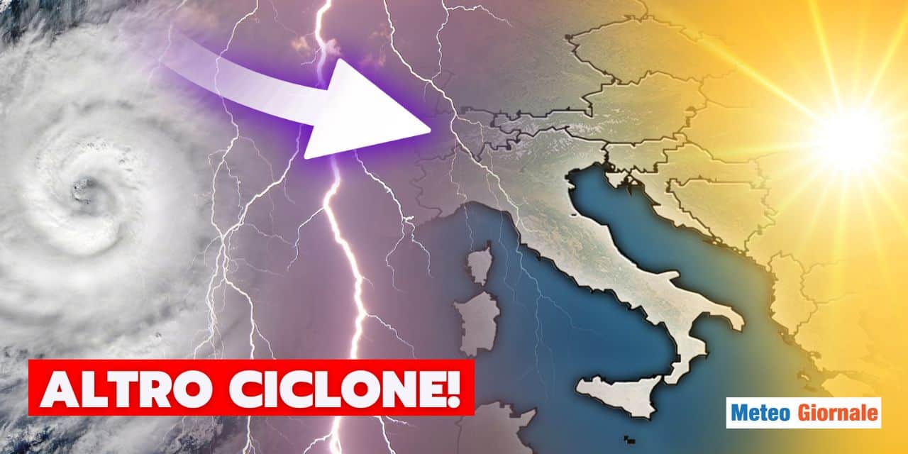 Meteo: maltempo senza tregua, pioggia tra Venerdì 13 e Sabato 14
