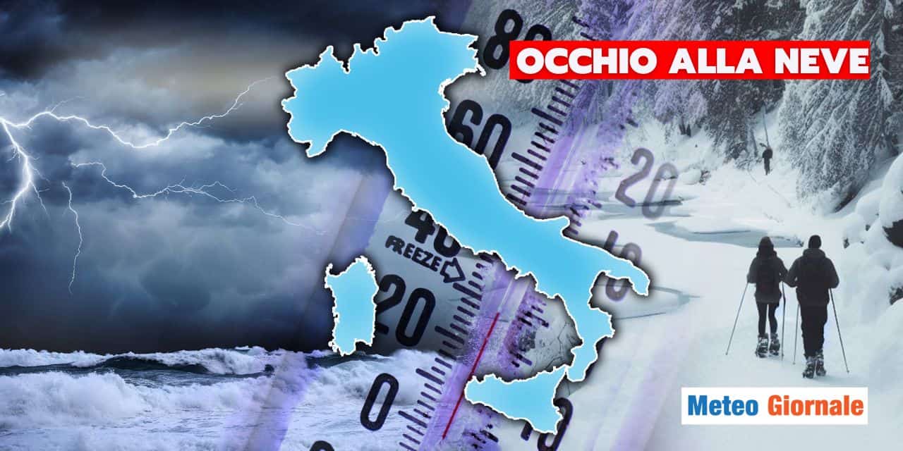 Meteo: impatto del freddo Artico Lunedì 23 Dicembre, effetti notevoli