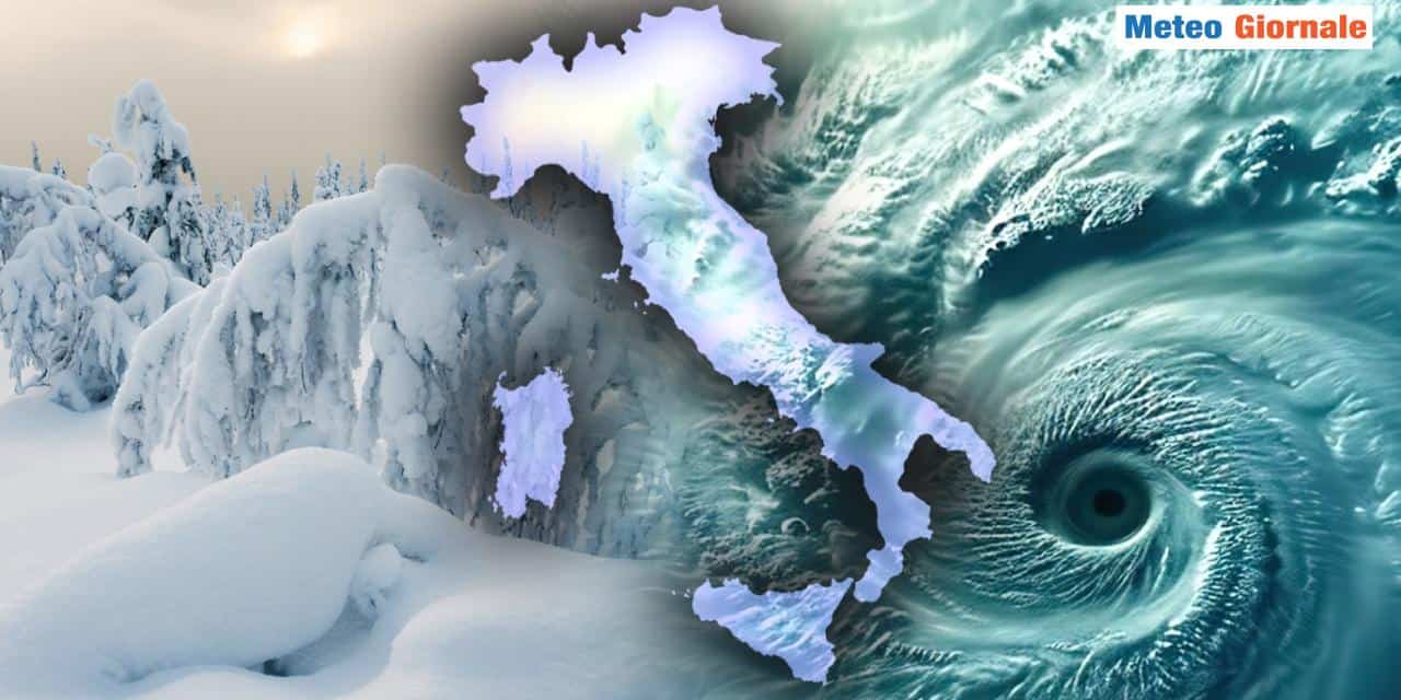 Meteo: da un ciclone all’altro e a Natale porterà la neve