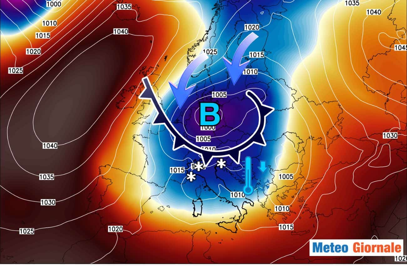 Tendenza Meteo: IMMACOLATA burrascosa su GRAN PARTE D’ITALIA