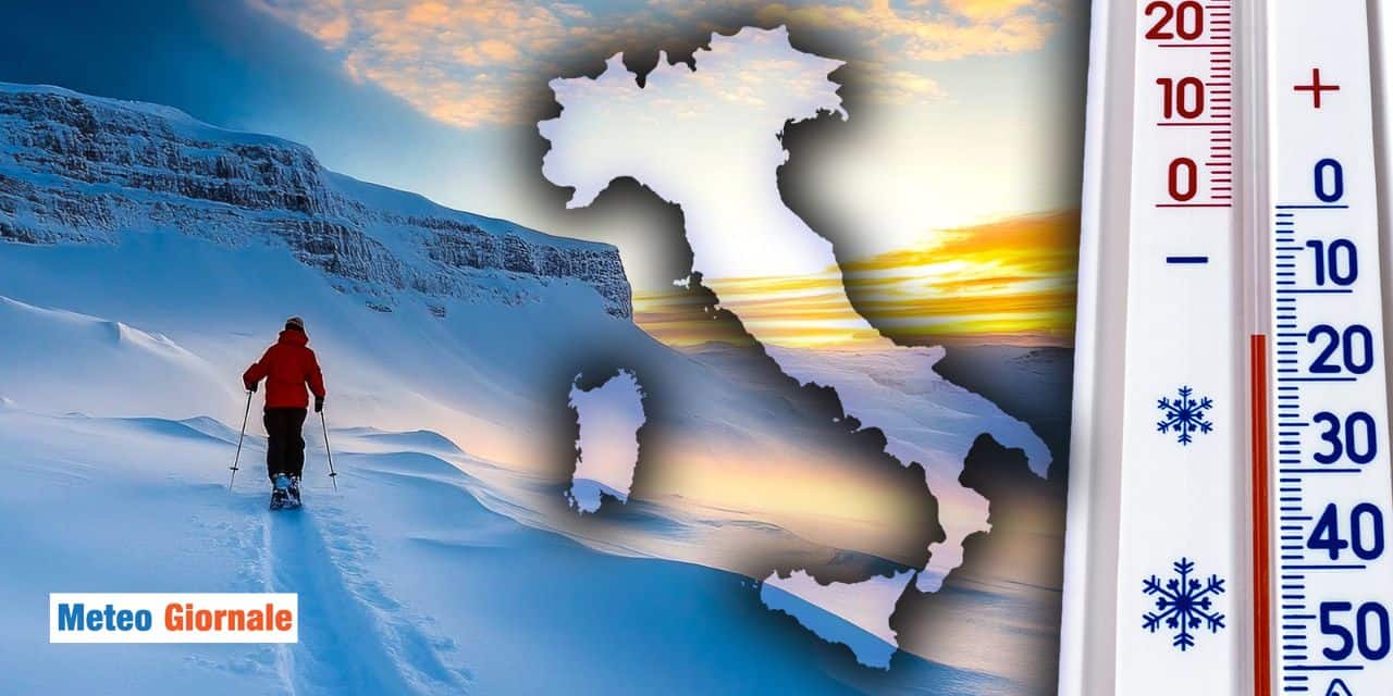 Meteo: temperature in picchiata a Gennaio, le previsioni