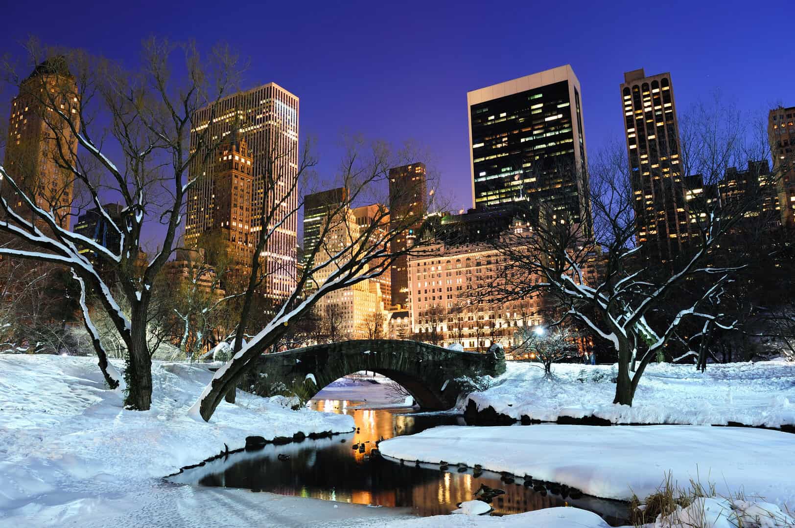 Turismo invernale a New York. Pattinaggio e abbigliamento consigliato a Central Park