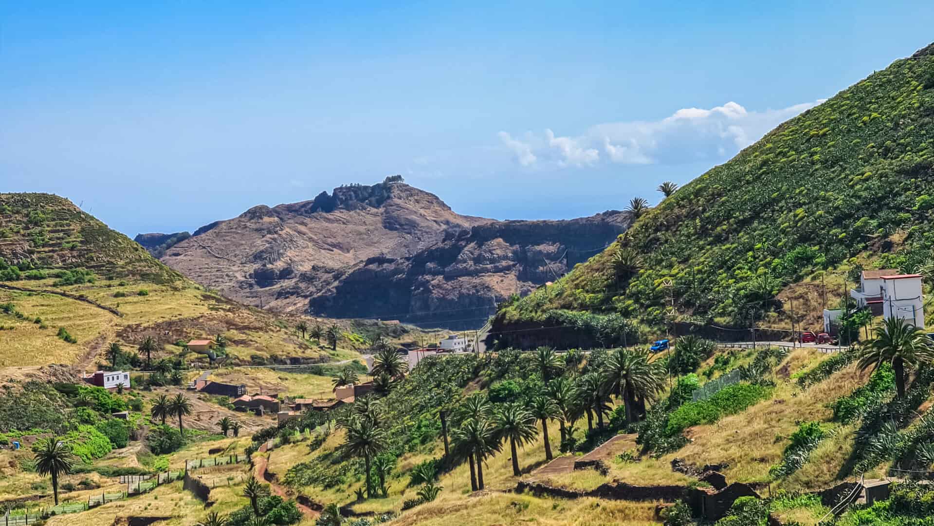 Turismo a la fortaleza de Chipude. Archeologia e panorami a La Gomera
