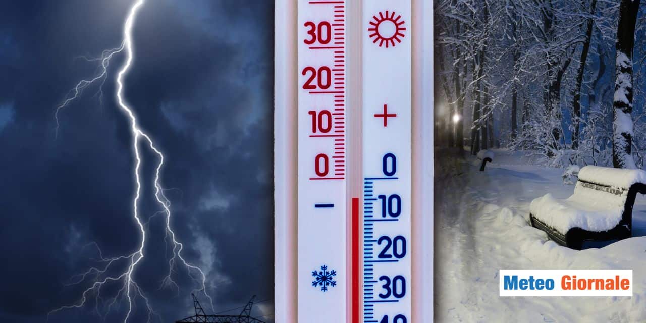 Freddo polare, due giorni di maltempo, neve e freddo