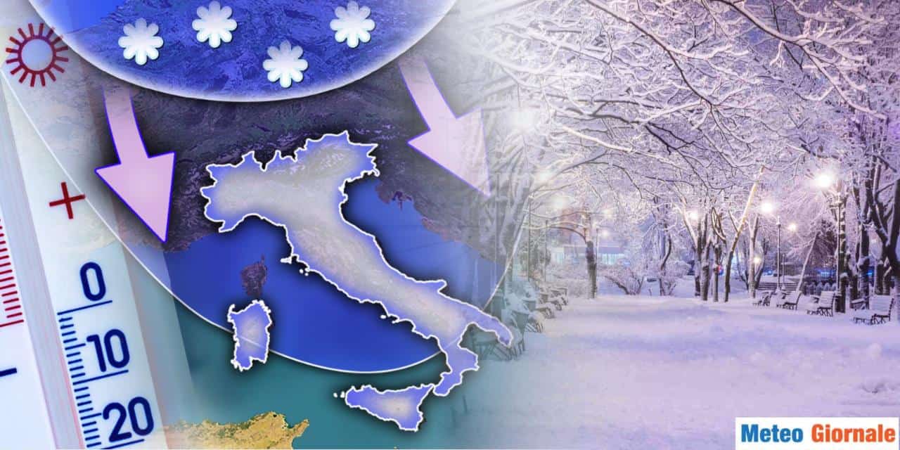 Impulsi dall'Artico nel periodo di Natale