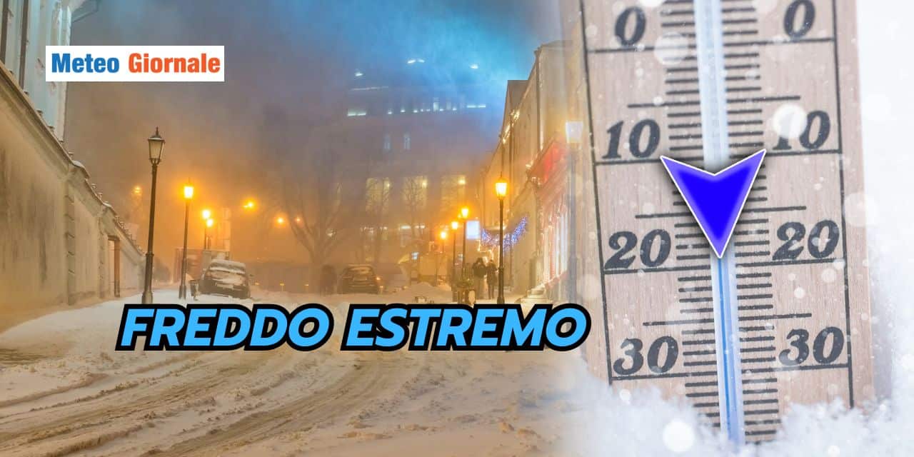 Freddo estremo a inizio Gennaio: l’ipotesi meteo che colpisce