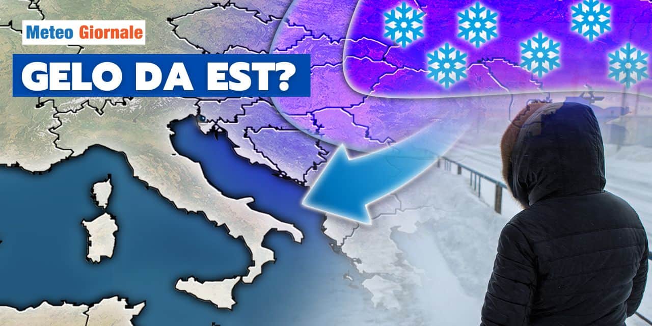 Gelo da est entro metà Dicembre, dove arriva la neve?