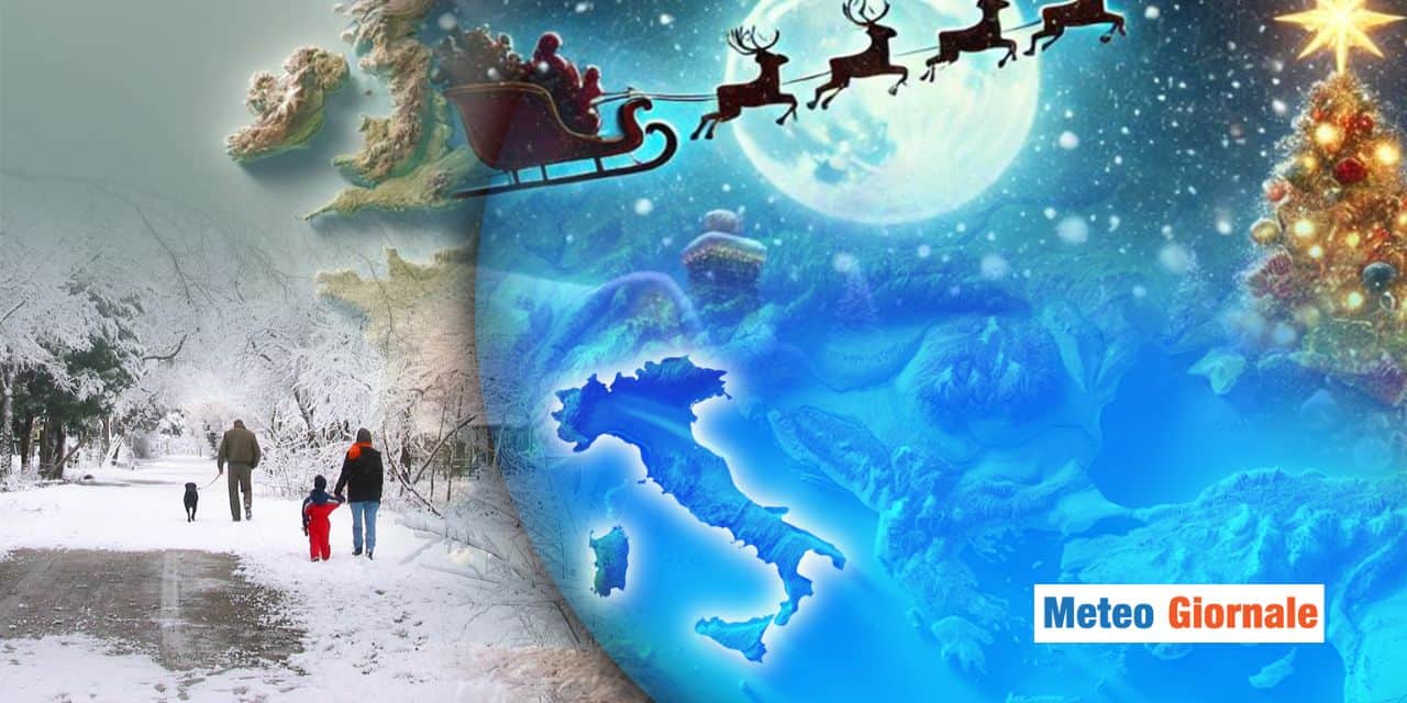 Meteo: la sorpresa sotto l’albero di Natale, si preparano gelo e neve