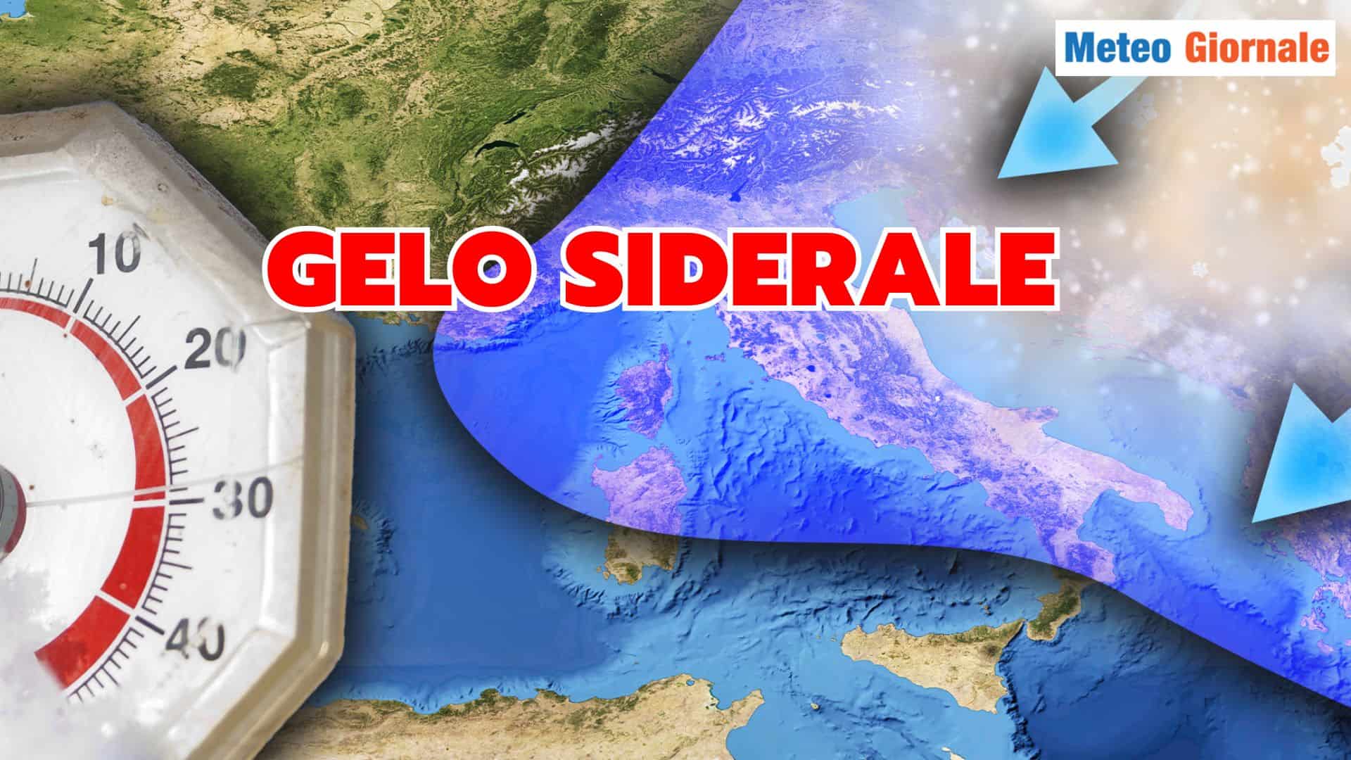 L’evento METEO del gelo siderale con neve in tutta Italia