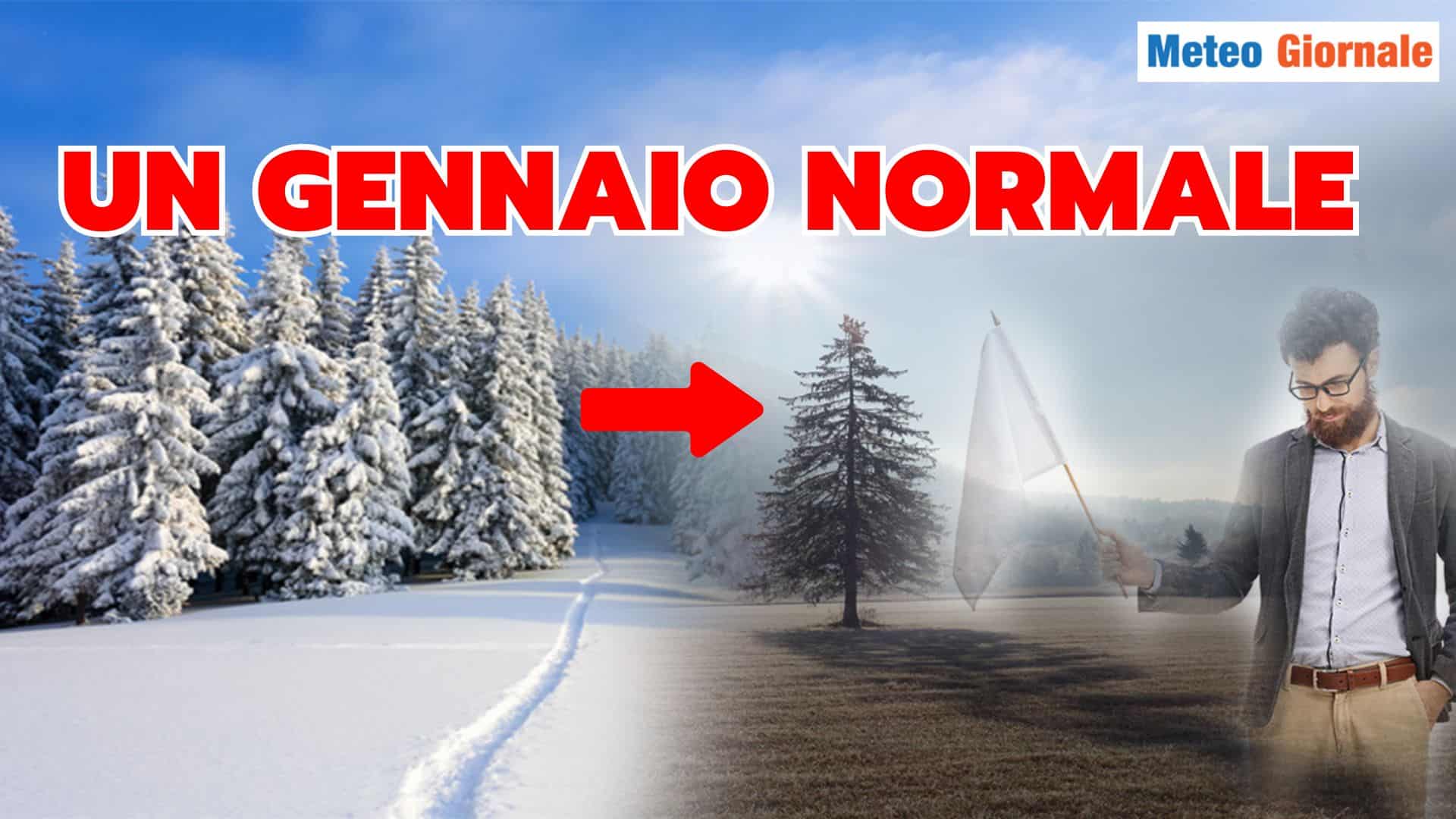 L’augurio per Gennaio è un METEO come questo… Ecco quale