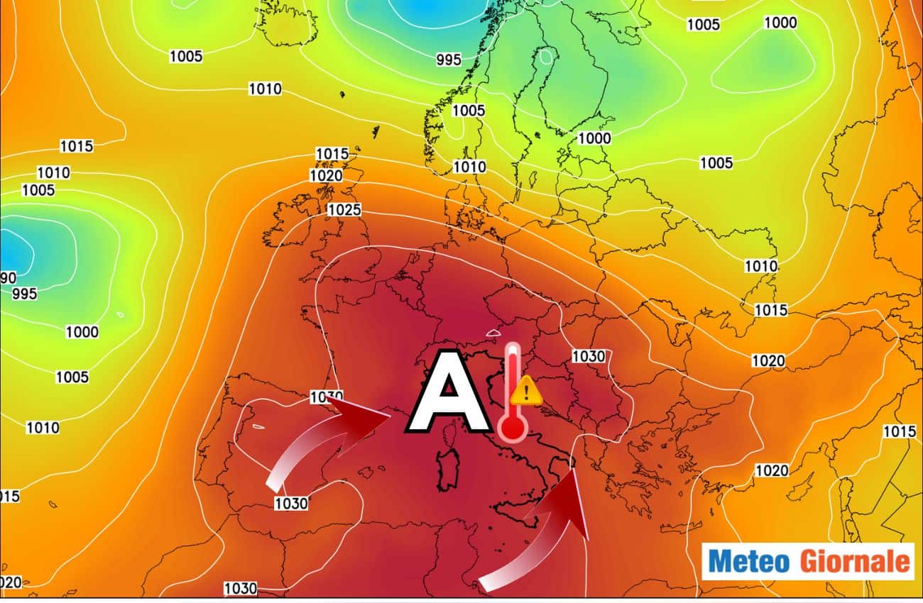 Tendenza: RIBALTONE meteo con il ritorno dell’ALTA PRESSIONE