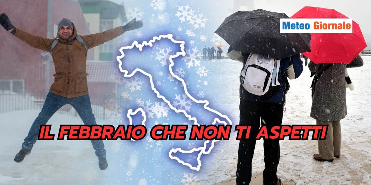 Febbraio avrà un meteo fuori dagli schermi