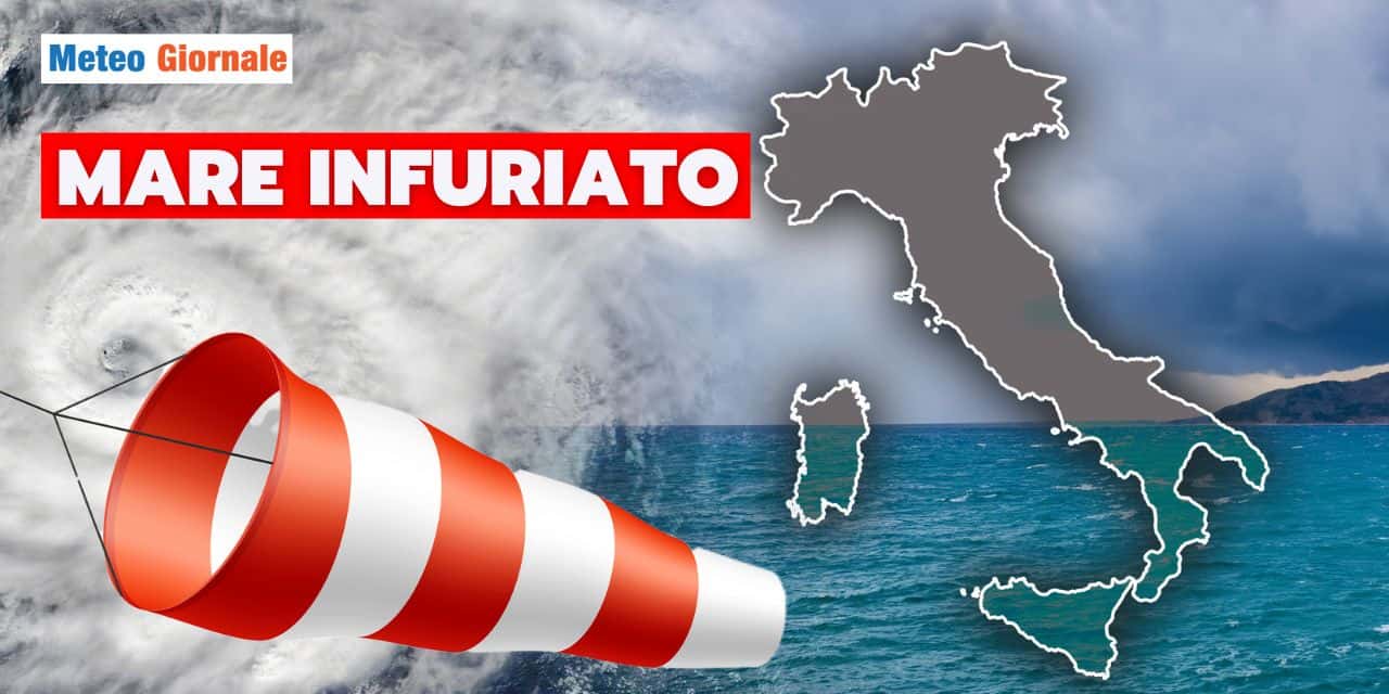 Meteo: super mareggiata in arrivo, le città a rischio
