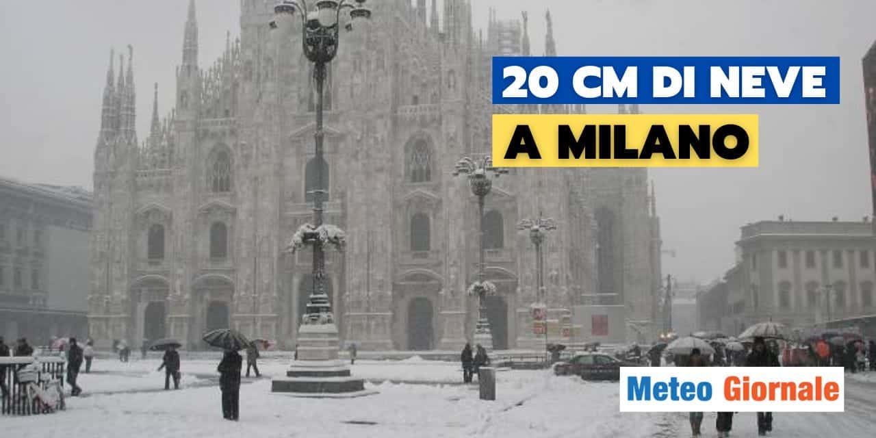 Meteo: la neve a Natale