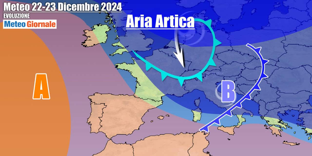 Meteo 7 Giorni: pieno Inverno, freddo e neve sino alle festività natalizie