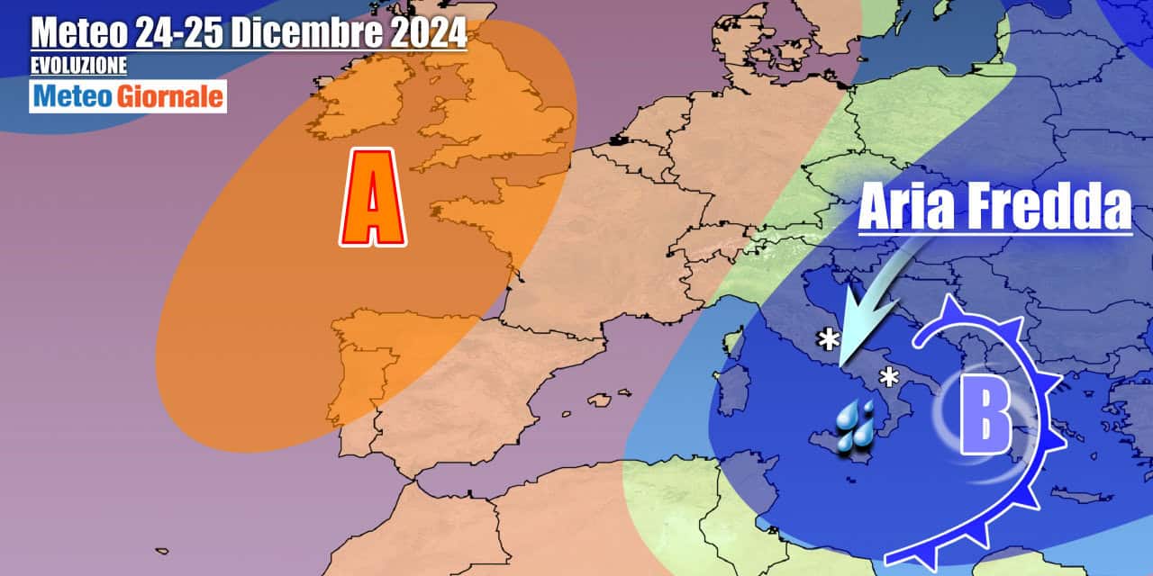 Meteo 7 Giorni: neve in arrivo, sarà un Bianco Natale su parte d’Italia