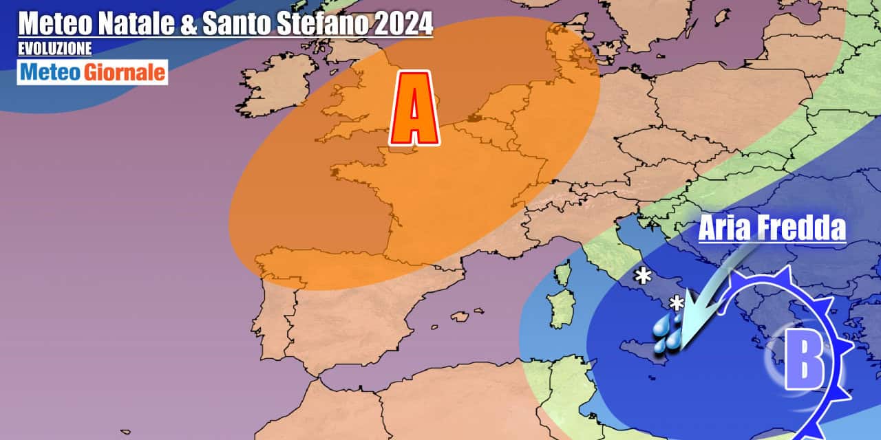 Meteo 7 Giorni: freddo invernale e neve su parte d’Italia anche a Natale