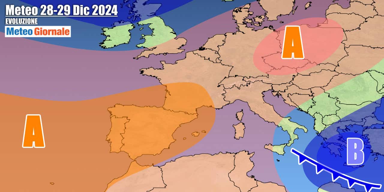 Ultimi disturbi al Sud, ma dal weekend Anticiclone incontrastato