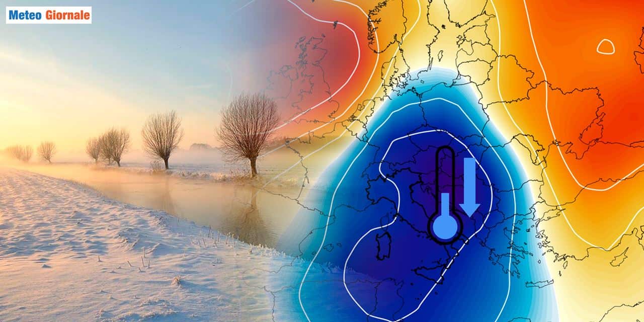 Meteo: fase fredda invernale, temperature sotto media a lungo