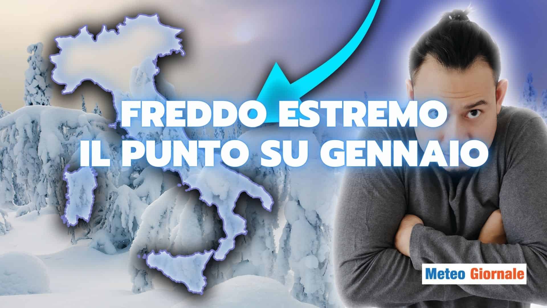Meteo nuovo anno: freddo estremo e gelo, Gennaio 2025 sotto la lente