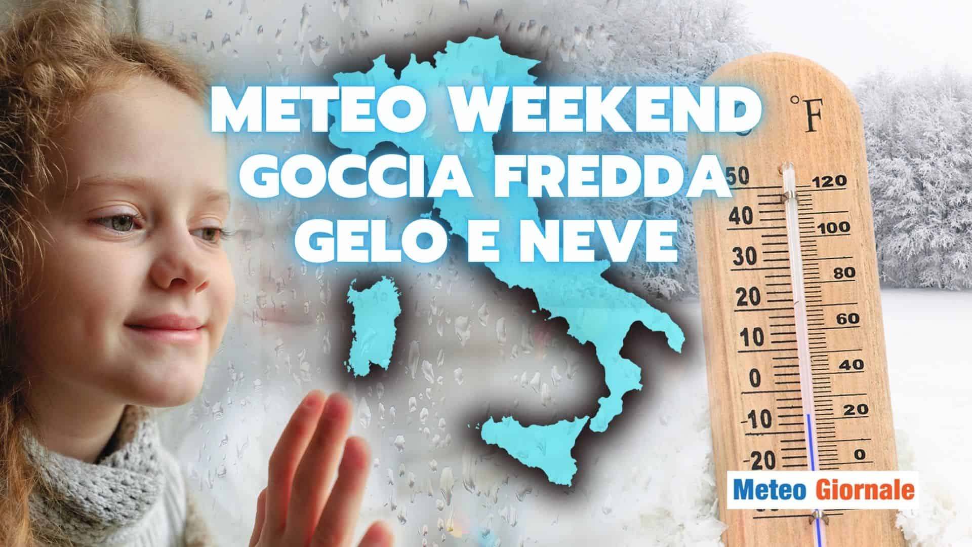 meteo goccia fredda weekend 25 fgsegu