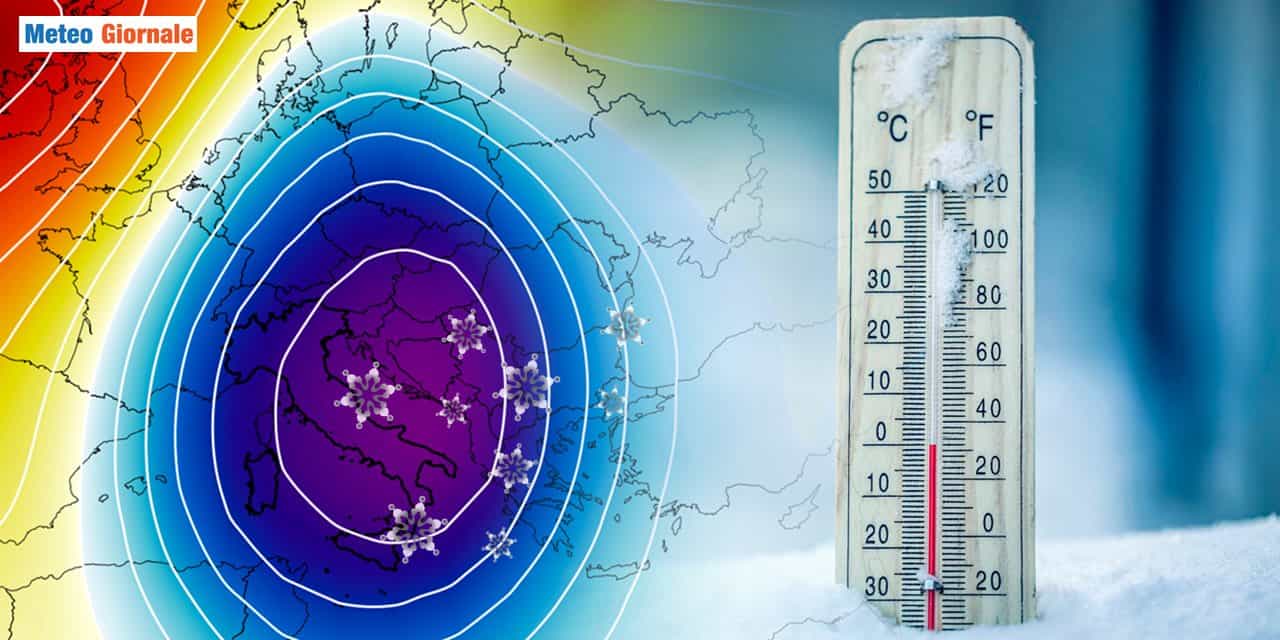 Meteo: è confermato, FREDDO e NEVE sotto l’Albero