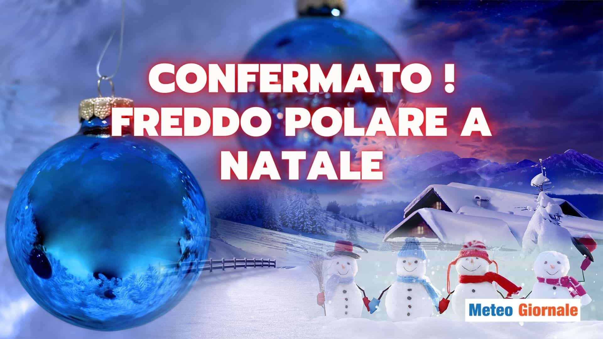 Assalto polare all’Italia: meteo freddo e neve, un Natale diverso dal solito