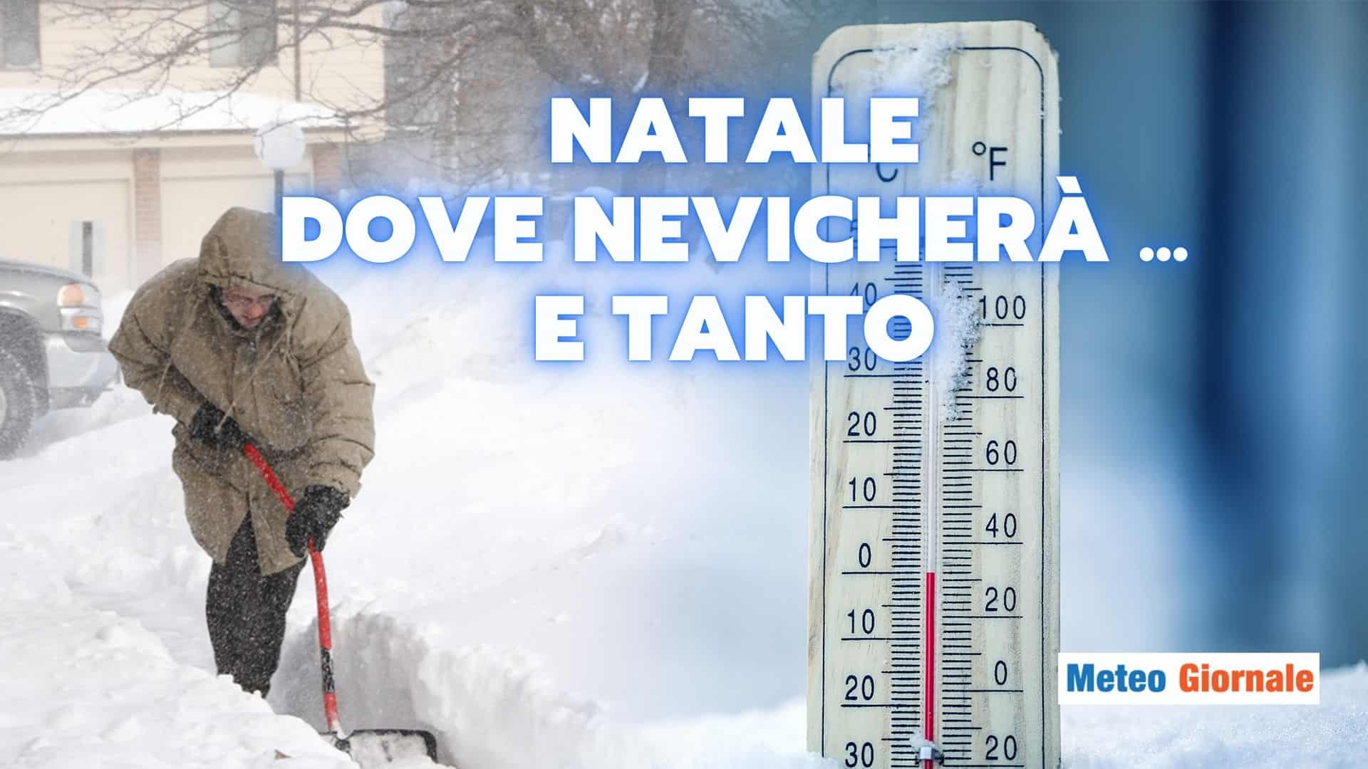 Dalla Vigilia di Natale a Santo Stefano: tanta NEVE al Centro-Sud, dutti i dettagli