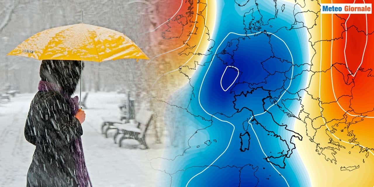 Meteo: nel periodo di Natale ritornano freddo e instabilità