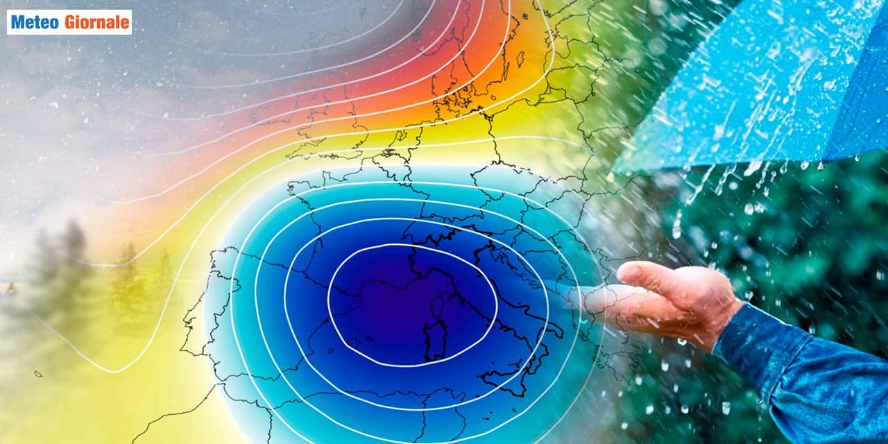 meteo peggioramento piogge nevicate 0512 1