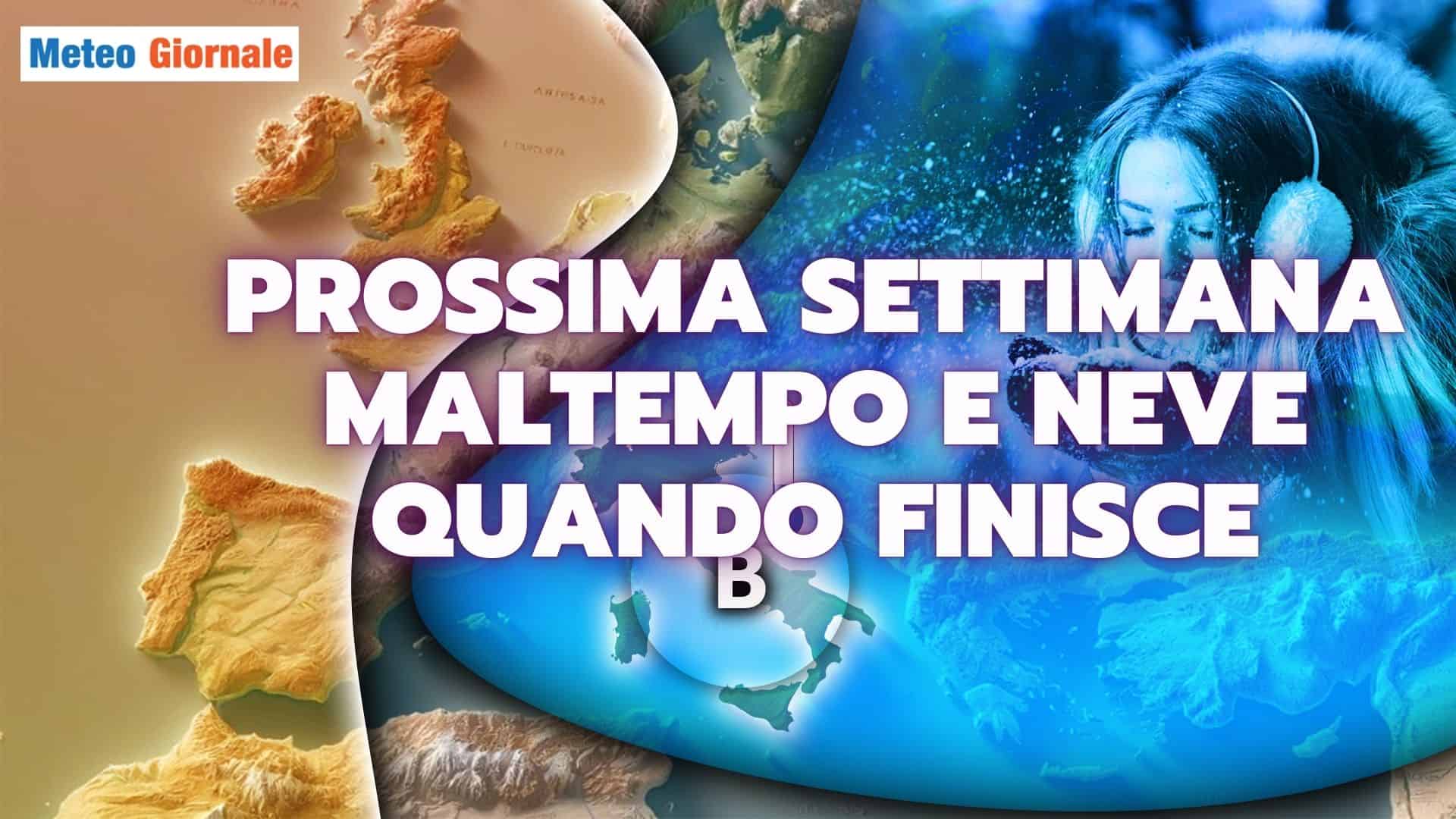 meteo prossima settimana maltempo neve 8 fgsegu