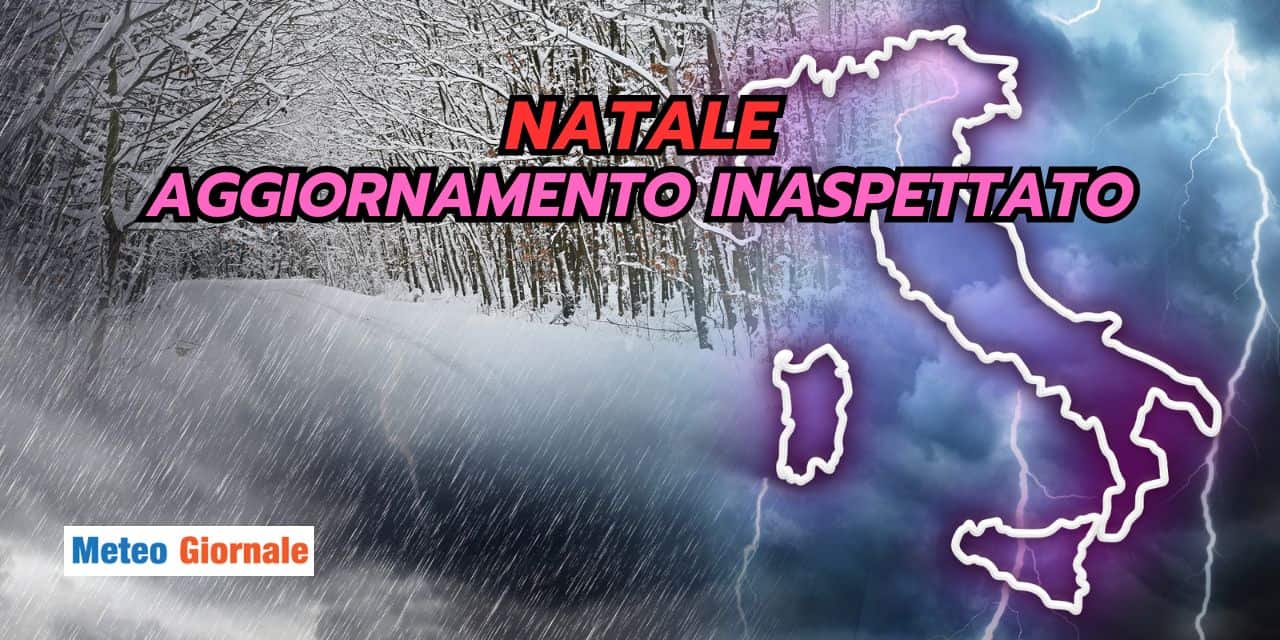 Colpo di scena per Natale: scopri le news meteo