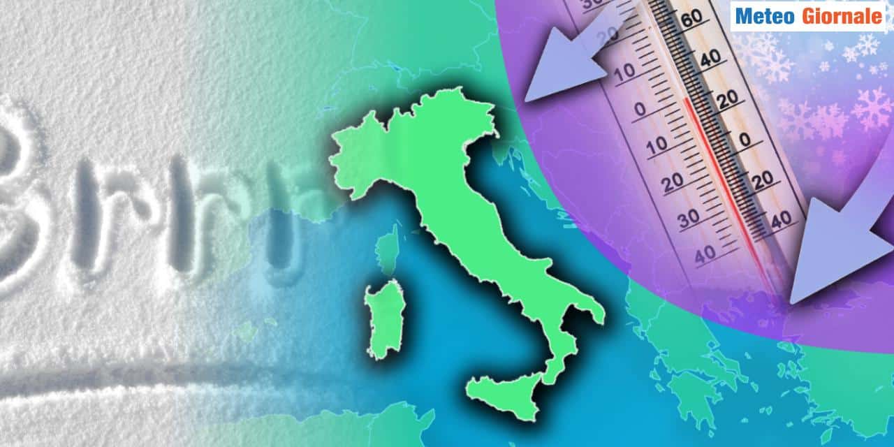 Freddo e neve verso parte dell'Italia attorno a Natale