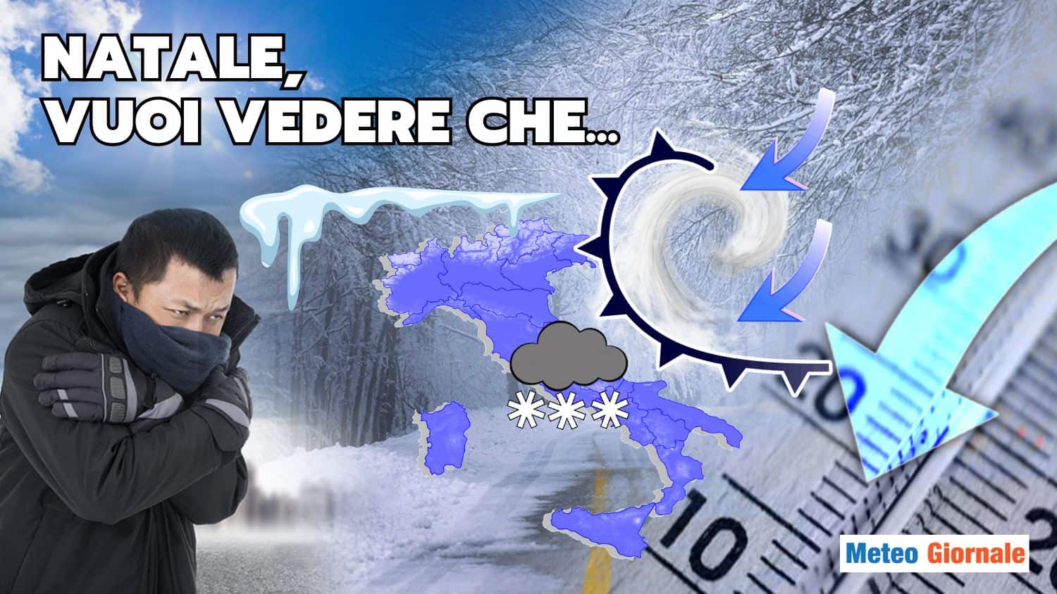 Natale 2024, NEVE nel giorno più magico dell’anno. Cresce l’attesa