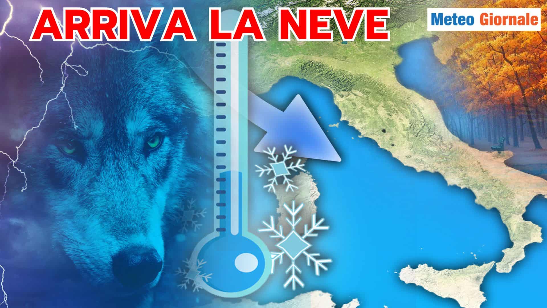 Il METEO sta per sprofondare nel crudo Inverno