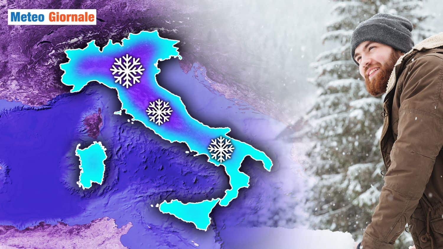 Meteo: tanta NEVE anche a quote MOLTO BASSE. Le regioni coinvolte