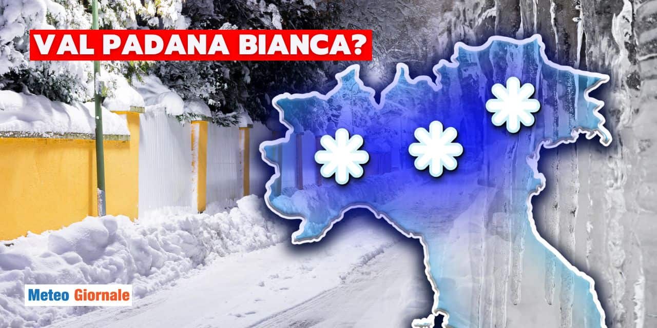 neve pianura padana meteo 3012
