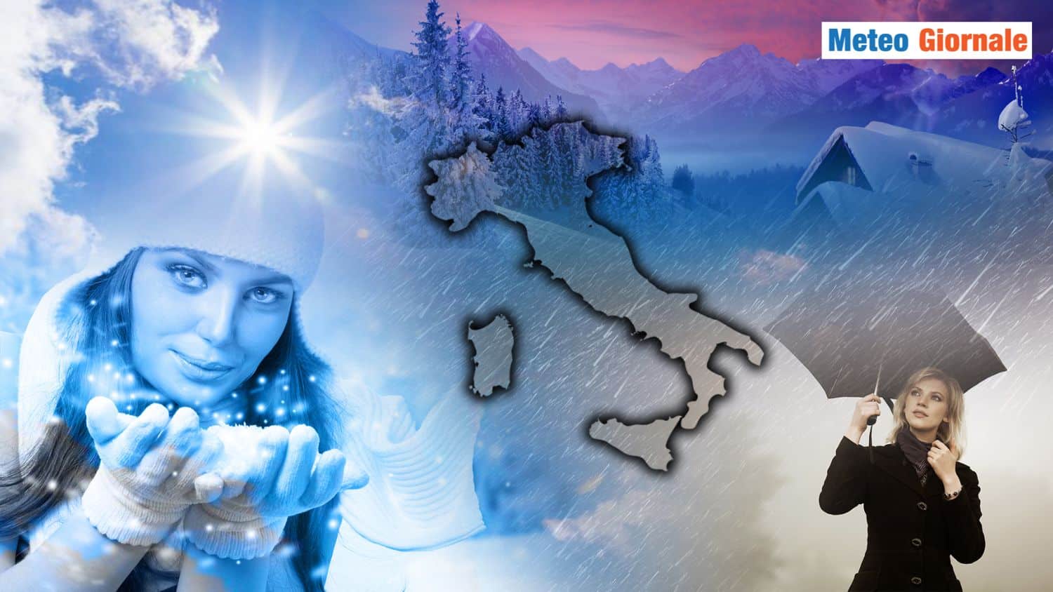 Meteo Italia: ecco la PERTURBAZIONE che ci riporta PIOGGIA e NEVE