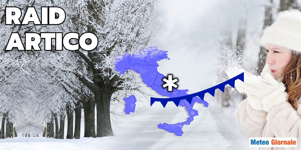 Improvviso raid Artico, neve in arrivo al Centro-Sud. Analisi