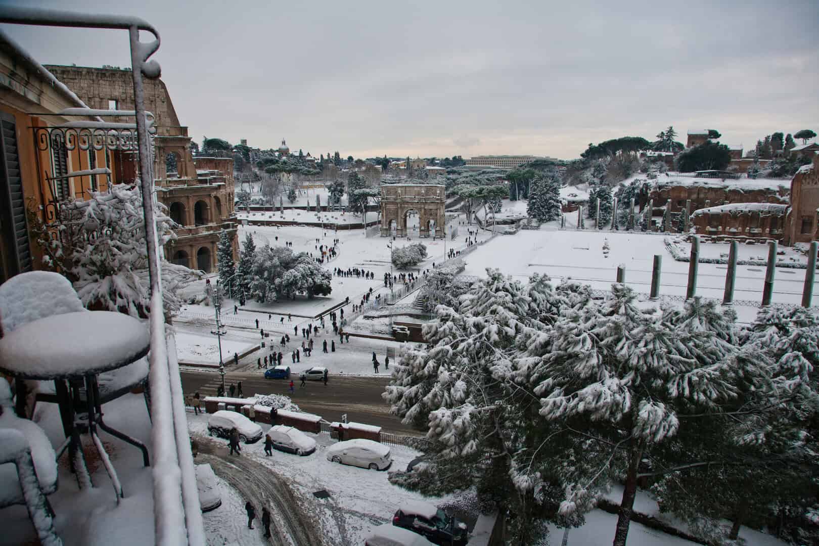 Meteo straordinario: le nevicate sincronizzate su Roma e Napoli… ritorneranno?