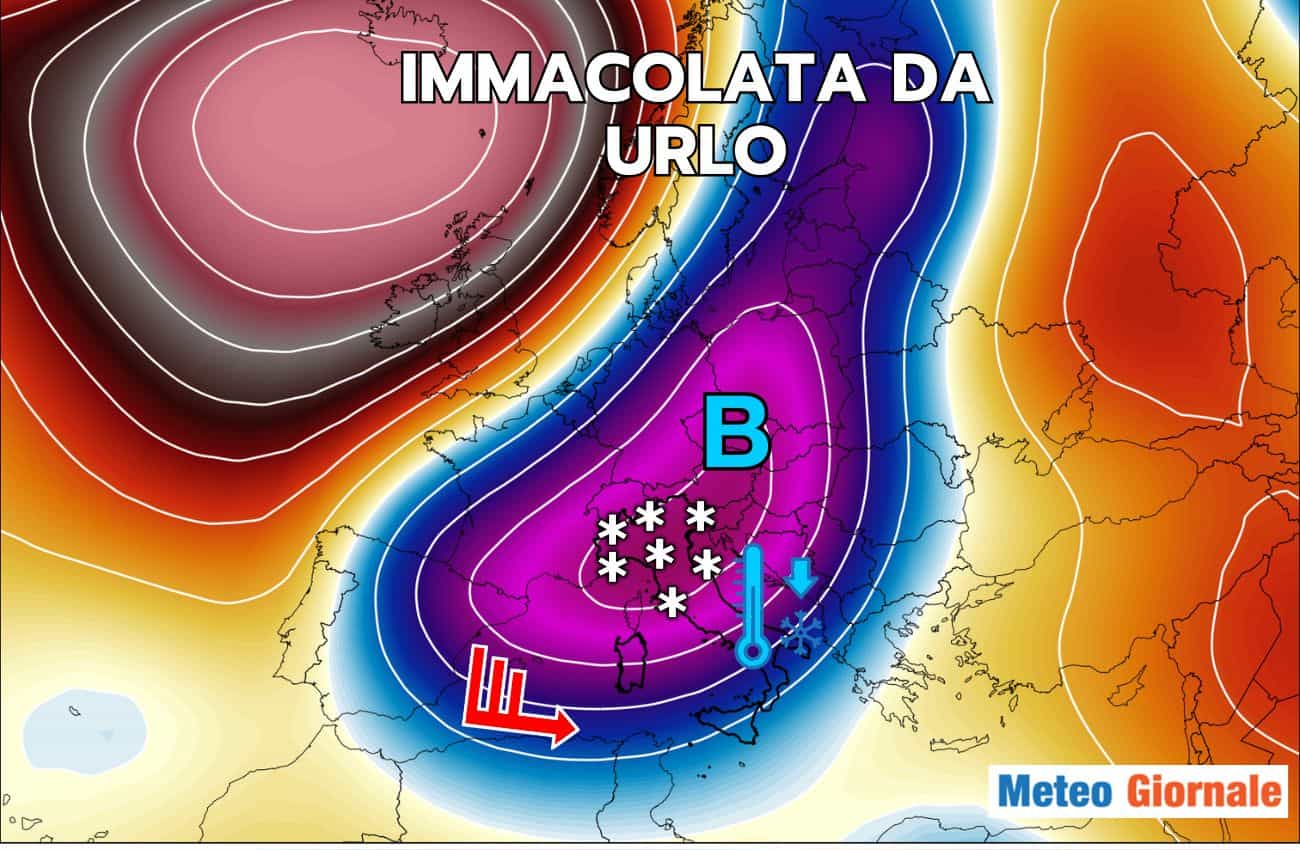 Tendenza Meteo IMMACOLATA: ulteriori conferme su FREDDO e NEVE